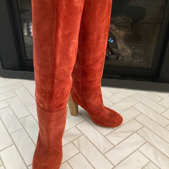 Geox Rust Suede boots size 36 - Picture 4 of 4